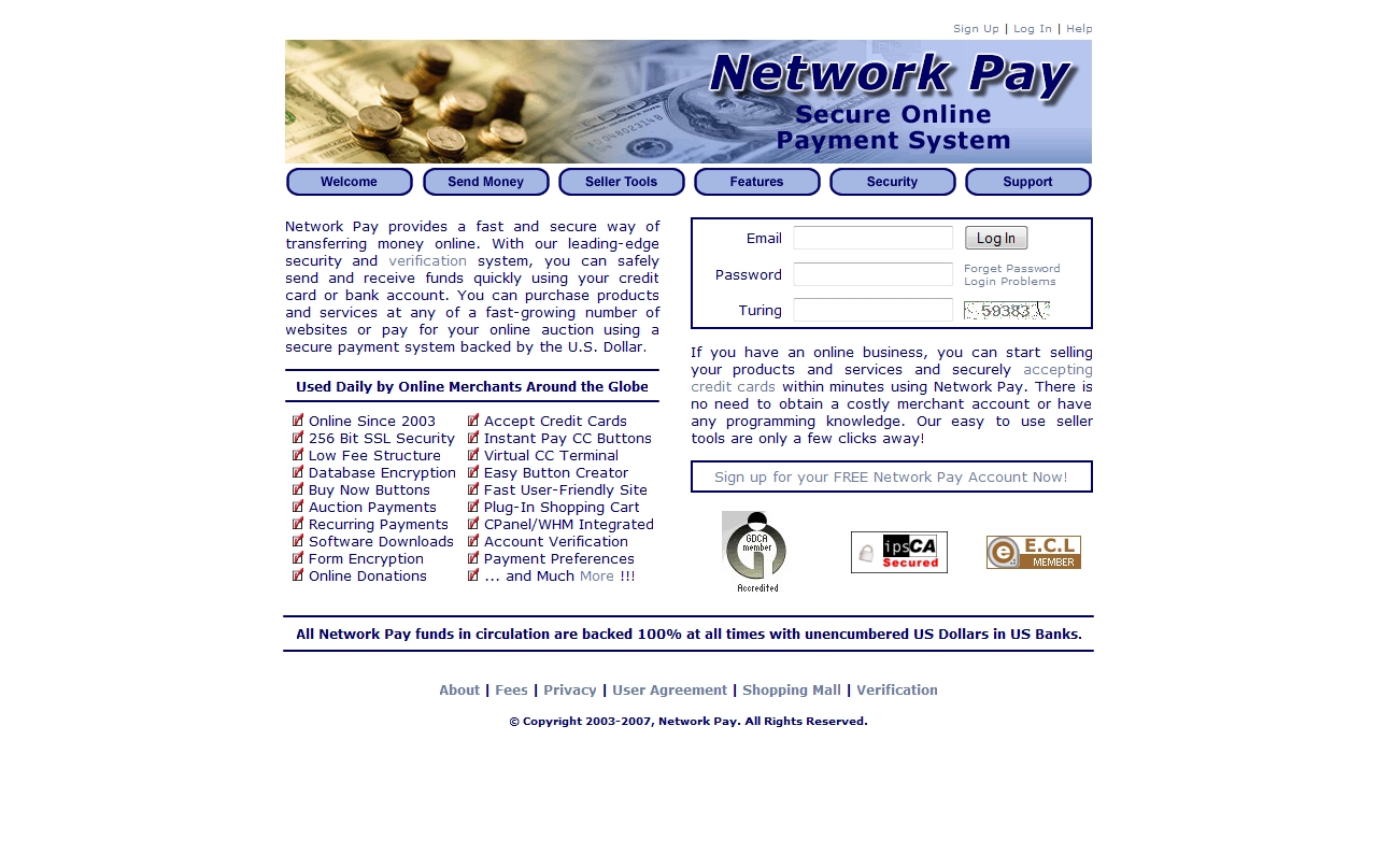 Online Payment Systems : Network Pay full description
